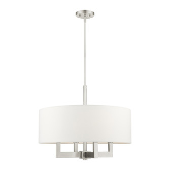 4 Lt Brushed Nickel Chandelier (108|48786-91)