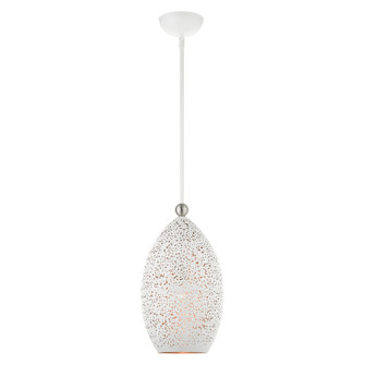 1 Lt White Pendant (108|49182-03)