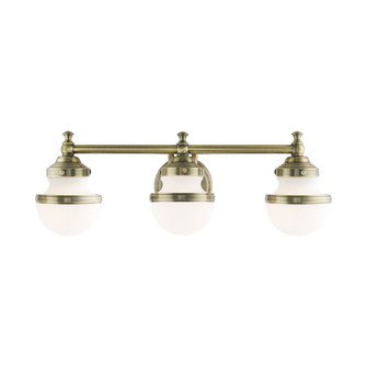 3 Lt Antique Brass Bath Vanity (108|5713-01)