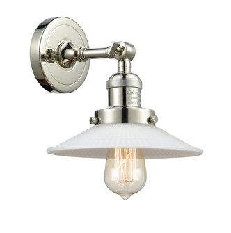 Halophane - 1 Light - 9 inch - Polished Nickel - Sconce (3442|203-PN-G1-LED)