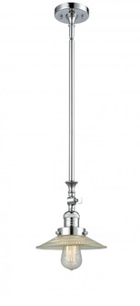 Halophane - 1 Light - 9 inch - Polished Chrome - Stem Hung - Adjustable Mini Pendant (3442|206-PC-G2-LED)