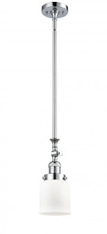 Bell - 1 Light - 5 inch - Polished Chrome - Stem Hung - Adjustable Mini Pendant (3442|206-PC-G51-LED)