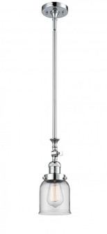 Bell - 1 Light - 5 inch - Polished Chrome - Stem Hung - Adjustable Mini Pendant (3442|206-PC-G52-LED)