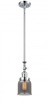 Bell - 1 Light - 5 inch - Polished Chrome - Stem Hung - Adjustable Mini Pendant (3442|206-PC-G53)