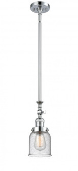 Bell - 1 Light - 5 inch - Polished Chrome - Stem Hung - Adjustable Mini Pendant (3442|206-PC-G54-LED)