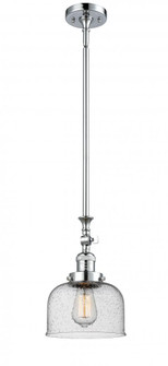 Bell - 1 Light - 8 inch - Polished Chrome - Stem Hung - Adjustable Mini Pendant (3442|206-PC-G74)