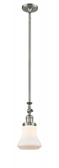 Bellmont - 1 Light - 6 inch - Brushed Satin Nickel - Stem Hung - Adjustable Mini Pendant (3442|206-SN-G191-LED)