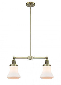 Bellmont - 2 Light - 21 inch - Antique Brass - Stem Hung - Adjustable Island Light (3442|209-AB-G191)