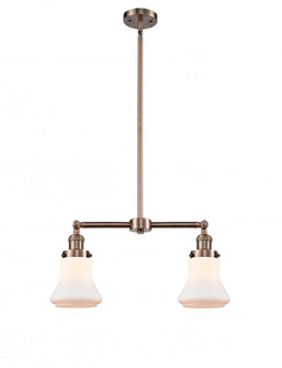 Bellmont - 2 Light - 21 inch - Antique Copper - Stem Hung - Adjustable Island Light (3442|209-AC-G191)