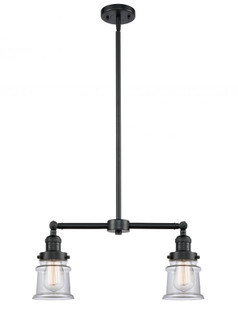 Canton - 2 Light - 21 inch - Oil Rubbed Bronze - Stem Hung - Adjustable Island Light (3442|209-OB-G182S)