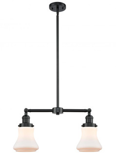 Bellmont - 2 Light - 21 inch - Oil Rubbed Bronze - Stem Hung - Adjustable Island Light (3442|209-OB-G191-LED)