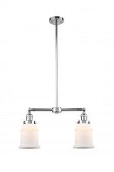 Canton - 2 Light - 21 inch - Polished Chrome - Stem Hung - Adjustable Island Light (3442|209-PC-G181-LED)