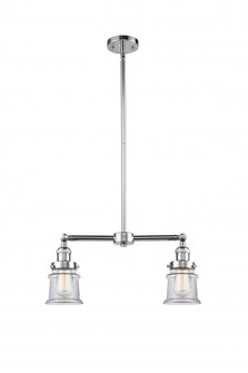 Canton - 2 Light - 21 inch - Polished Chrome - Stem Hung - Adjustable Island Light (3442|209-PC-G182S)
