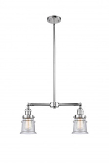 Canton - 2 Light - 21 inch - Polished Chrome - Stem Hung - Adjustable Island Light (3442|209-PC-G184S-LED)