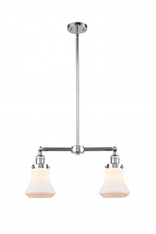 Bellmont - 2 Light - 21 inch - Polished Chrome - Stem Hung - Adjustable Island Light (3442|209-PC-G191-LED)