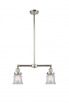 Canton - 2 Light - 21 inch - Polished Nickel - Stem Hung - Adjustable Island Light (3442|209-PN-G182S-LED)