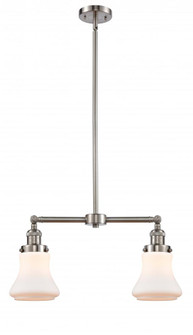 Bellmont - 2 Light - 21 inch - Brushed Satin Nickel - Stem Hung - Adjustable Island Light (3442|209-SN-G191)