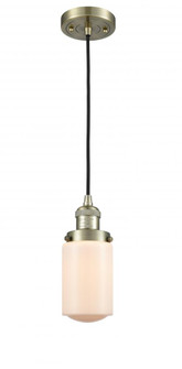 Dover - 1 Light - 5 inch - Antique Brass - Cord hung - Mini Pendant (3442|201C-AB-G311)