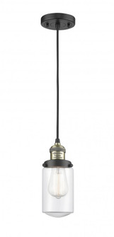 Dover - 1 Light - 5 inch - Black Antique Brass - Cord hung - Mini Pendant (3442|201C-BAB-G312)