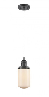 Dover - 1 Light - 5 inch - Oil Rubbed Bronze - Cord hung - Mini Pendant (3442|201C-OB-G311)