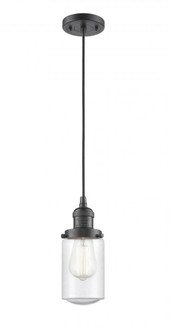 Dover - 1 Light - 5 inch - Oil Rubbed Bronze - Cord hung - Mini Pendant (3442|201C-OB-G314-LED)