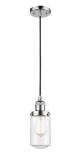 Dover - 1 Light - 5 inch - Polished Chrome - Cord hung - Mini Pendant (3442|201C-PC-G312-LED)