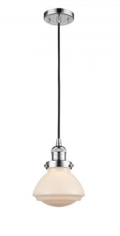 Olean - 1 Light - 7 inch - Polished Chrome - Cord hung - Mini Pendant (3442|201C-PC-G321)