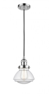 Olean - 1 Light - 7 inch - Polished Chrome - Cord hung - Mini Pendant (3442|201C-PC-G322)