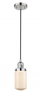 Dover - 1 Light - 5 inch - Polished Nickel - Cord hung - Mini Pendant (3442|201C-PN-G311)