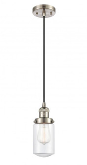 Dover - 1 Light - 5 inch - Brushed Satin Nickel - Cord hung - Mini Pendant (3442|201C-SN-G312)