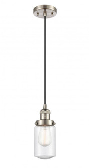 Dover - 1 Light - 5 inch - Brushed Satin Nickel - Cord hung - Mini Pendant (3442|201C-SN-G314)
