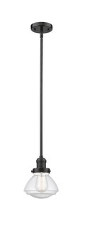 Olean - 1 Light - 7 inch - Oil Rubbed Bronze - Stem Hung - Mini Pendant (3442|201S-OB-G324-LED)