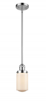 Dover - 1 Light - 5 inch - Polished Chrome - Stem Hung - Mini Pendant (3442|201S-PC-G311)