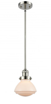 Olean - 1 Light - 7 inch - Polished Nickel - Stem Hung - Mini Pendant (3442|201S-PN-G321-LED)