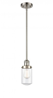 Dover - 1 Light - 5 inch - Brushed Satin Nickel - Stem Hung - Mini Pendant (3442|201S-SN-G312)