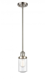 Dover - 1 Light - 5 inch - Brushed Satin Nickel - Stem Hung - Mini Pendant (3442|201S-SN-G314)