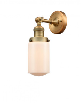 Dover - 1 Light - 5 inch - Brushed Brass - Adjustable Sconce (3442|203-BB-G311-LED)