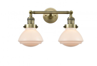 Olean - 2 Light - 17 inch - Antique Brass - Adjustable Bath Vanity Light (3442|208-AB-G321-LED)