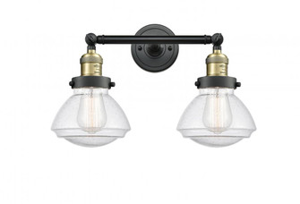 Olean - 2 Light - 17 inch - Black Antique Brass - Adjustable Bath Vanity Light (3442|208-BAB-G324)