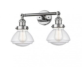 Olean - 2 Light - 17 inch - Polished Chrome - Adjustable Bath Vanity Light (3442|208-PC-G324)
