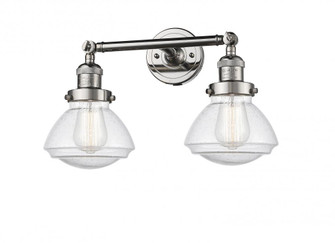 Olean - 2 Light - 17 inch - Polished Nickel - Adjustable Bath Vanity Light (3442|208-PN-G324-LED)