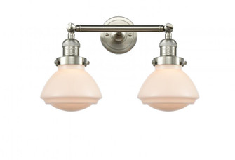 Olean - 2 Light - 17 inch - Brushed Satin Nickel - Adjustable Bath Vanity Light (3442|208-SN-G321)