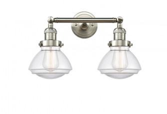Olean - 2 Light - 17 inch - Brushed Satin Nickel - Adjustable Bath Vanity Light (3442|208-SN-G322-LED)