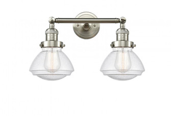 Olean - 2 Light - 17 inch - Brushed Satin Nickel - Adjustable Bath Vanity Light (3442|208-SN-G324)