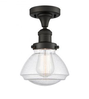 Olean - 1 Light - 7 inch - Oil Rubbed Bronze - Semi-Flush Mount (3442|517-1CH-OB-G324-LED)