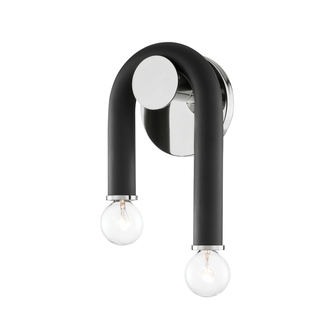 Whit Wall Sconce (6939|H382102-PN/BK)