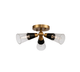 Ponti 3 Light Semi Flush (133|513141BNB)