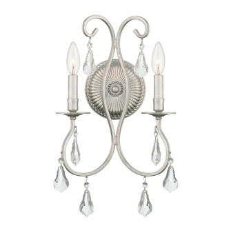 Ashton 10.5'' Swarovski Strass Crystal Olde Silver Sconce (205|5012-OS-CL-S)