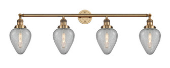 Geneseo - 4 Light - 43 inch - Brushed Brass - Adjustable Bath Vanity Light (3442|215-BB-G165)