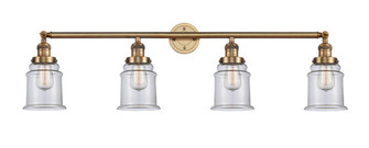 Canton - 4 Light - 42 inch - Brushed Brass - Adjustable Bath Vanity Light (3442|215-BB-G182)